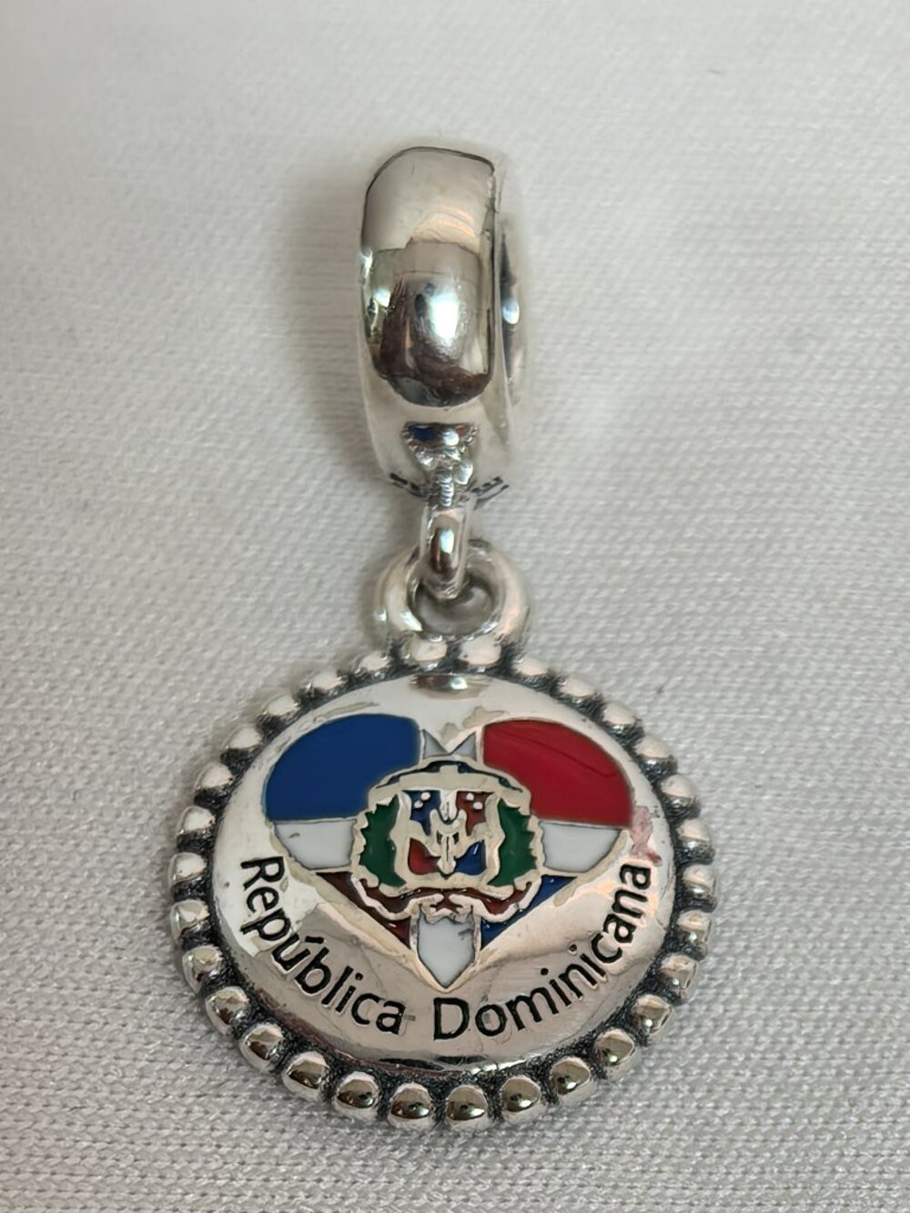 Pandora Carnaval Dominican Republic Dangle Charm, S925 Silver Jewelry